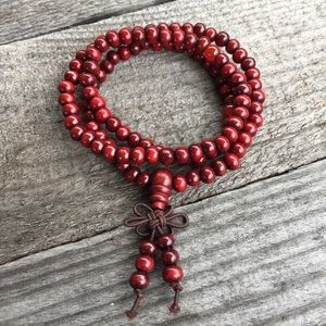 ‼️3/$30 Boho Sandalwood Mala Bracelet Necklace